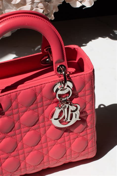 grosse lady dior tasche|dior lambskin bag.